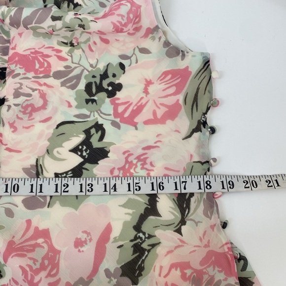 Lauren Ralph Lauren Ball Gown Whimsical Flower Garden Tiered Sleeveless 12 NWT - Picture 8 of 12